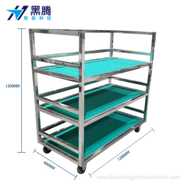 Stainless steel multi-layer trolley
